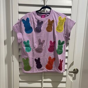 Queen of sparkles peep shirt